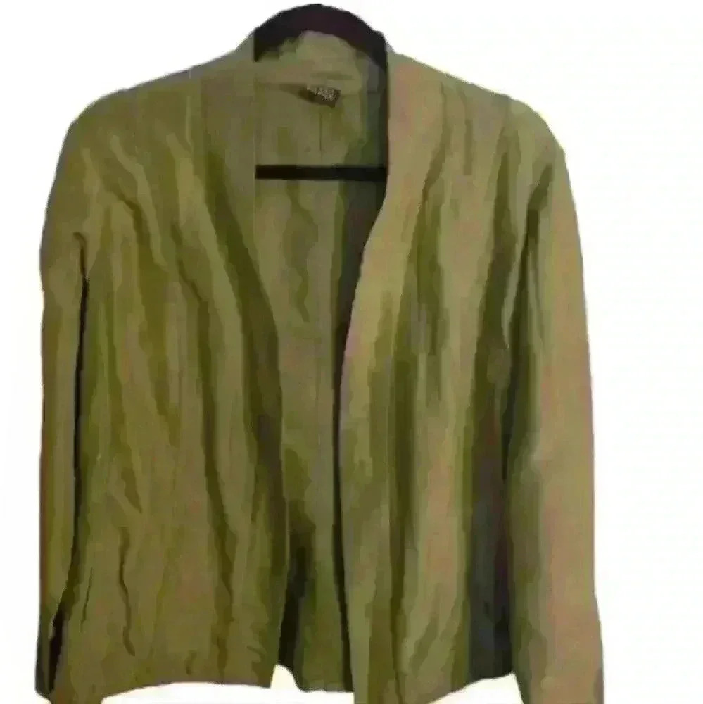 Eileen Fisher Olive Green Cardigan